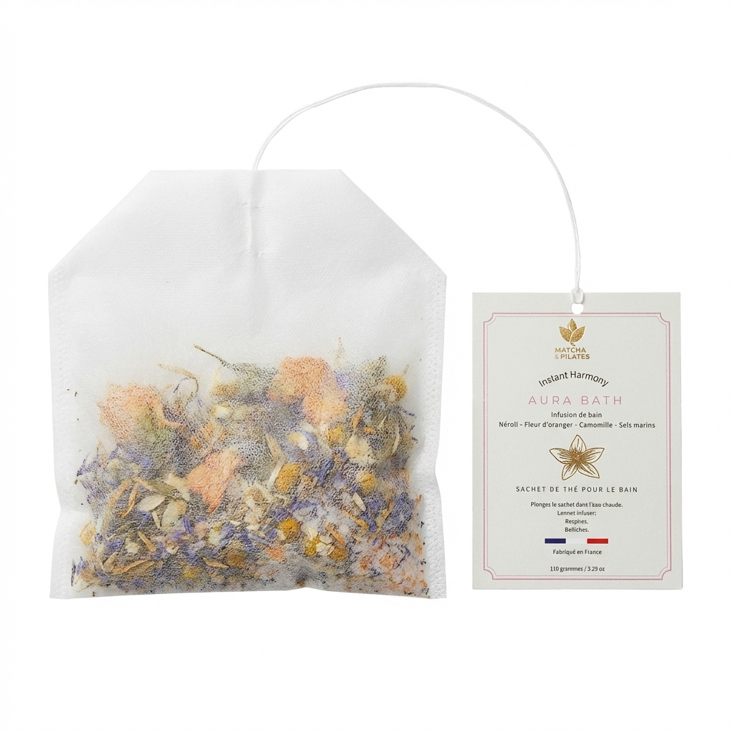 AURA BATH – Sachet de thé pour le bain made in France, fabriqué à la main