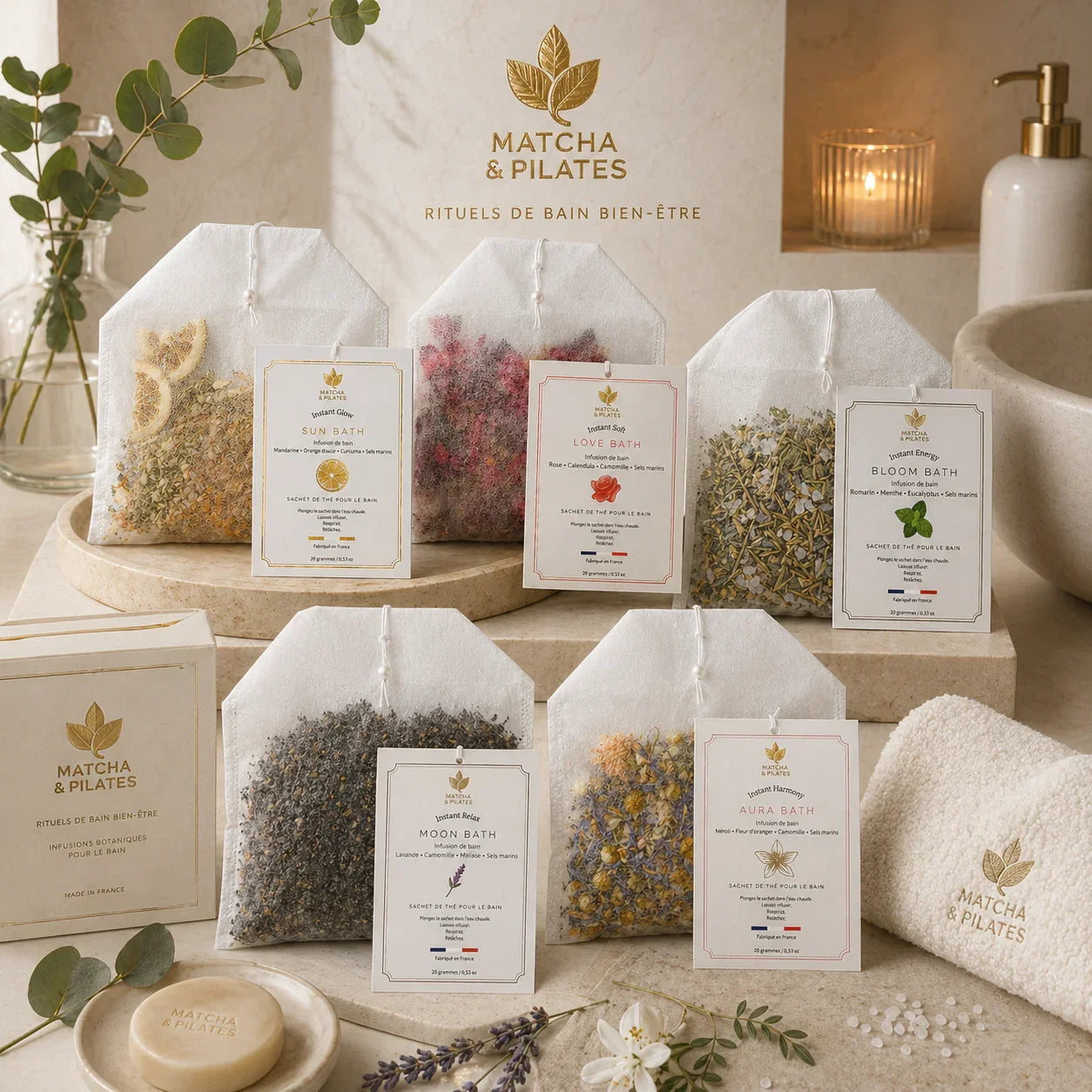 Thés de bain sensoriels