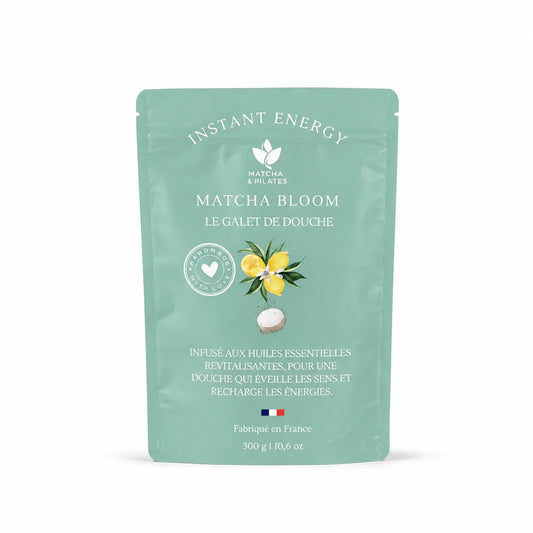 Matcha Bloom | Galets de Douche Thé Vert & Citron (Artisanal France)