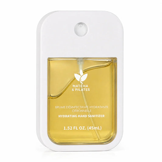 Brume désinfectante hydratante citronnelle 45ml en spray, bien-être, soin des mains