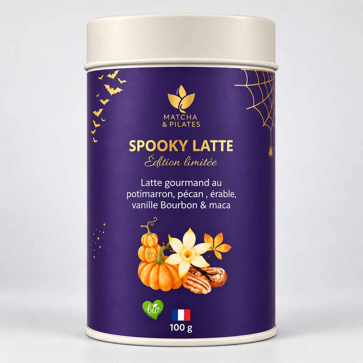 Spooky Latte Potimarron Pécan Érable | Matcha & Pilates