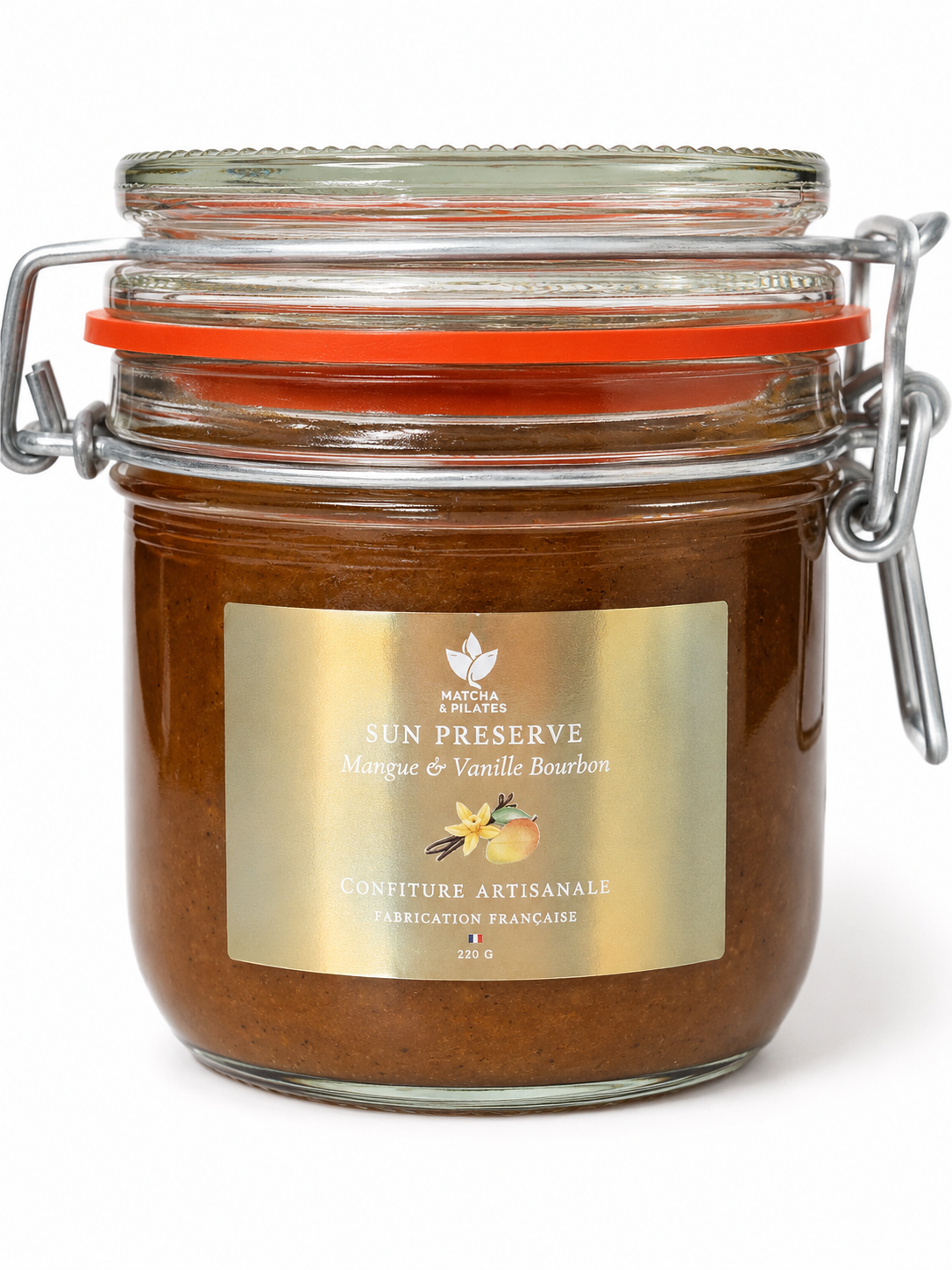 Sun Preserve Mangue & Vanille Bourbon – Confiture Artisanale Française 220 g