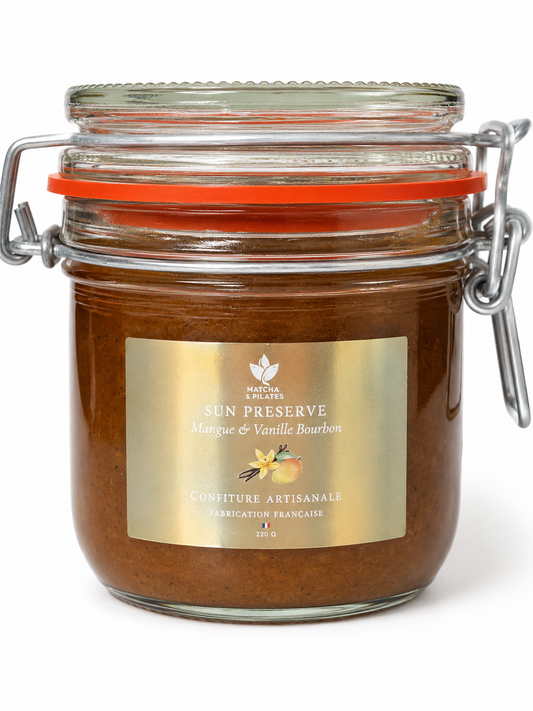 Sun Preserve Mangue & Vanille Bourbon – Confiture Artisanale Française 220 g