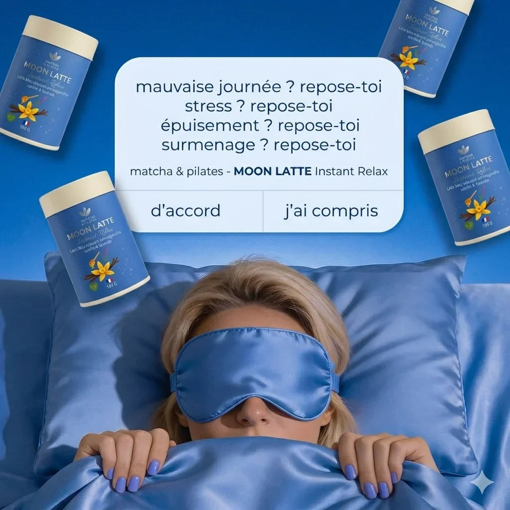 Moon Latte Bleu Instant Relax | Matcha & Pilates