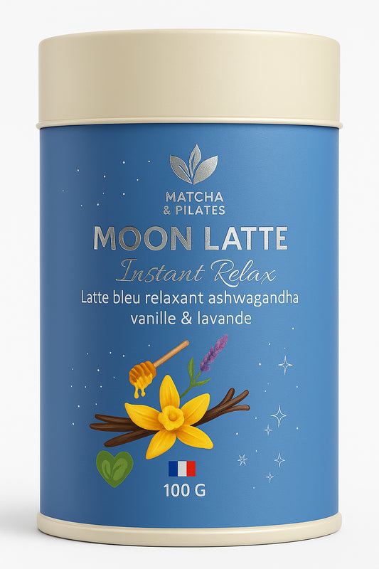 Moon Latte Relax | Latté Bleu Ashwagandha Vanille & Lavande