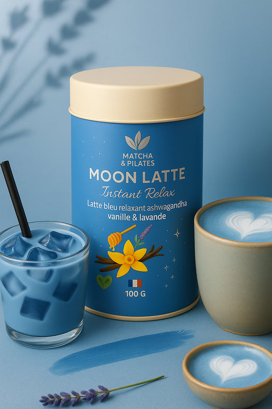 Moon Latte Relax | Latté Bleu Ashwagandha Vanille & Lavande