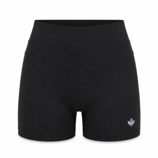 Short Pilates Gainant Noir Femme