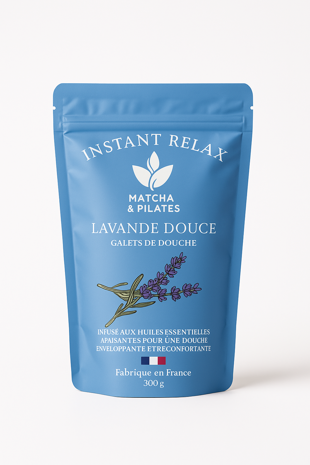Matcha & Pilates Instant Relax | Galets de douche lavande