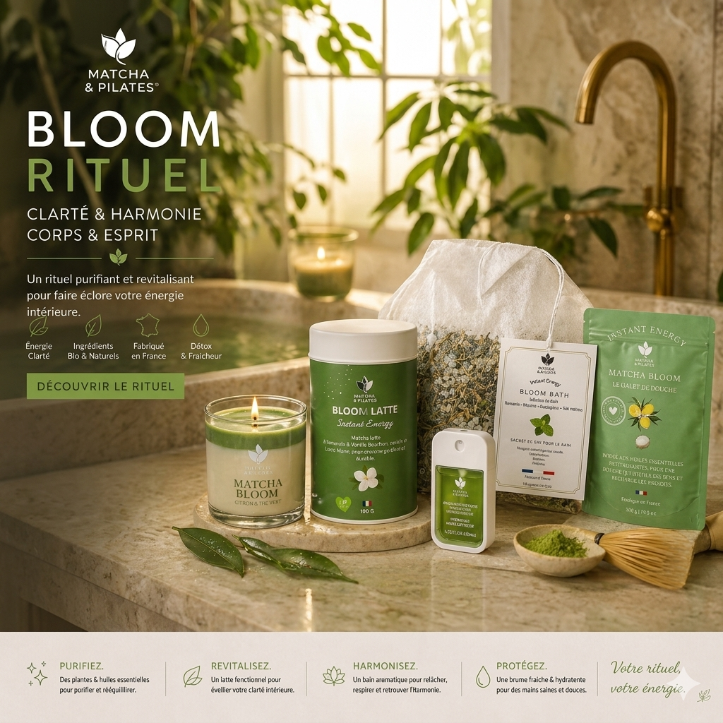 Coffret cadeau bloom - Matcha and Pilates