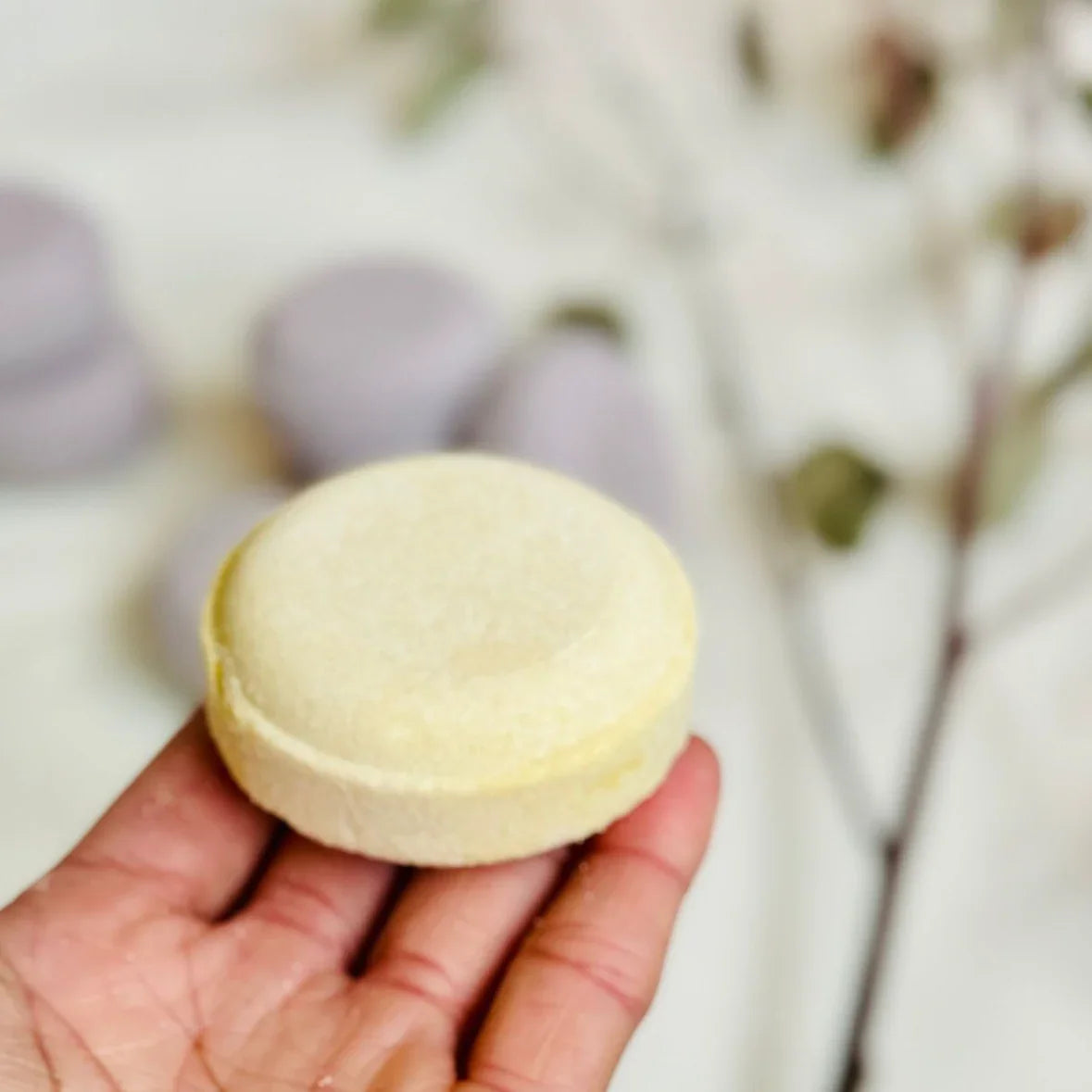 Matcha Bloom | Galets de Douche Thé Vert & Citron (Artisanal France)